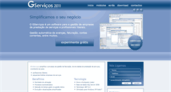 Desktop Screenshot of gservicos.urbinfor.pt