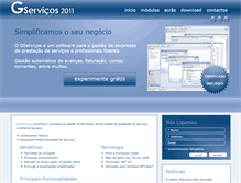 Tablet Screenshot of gservicos.urbinfor.pt